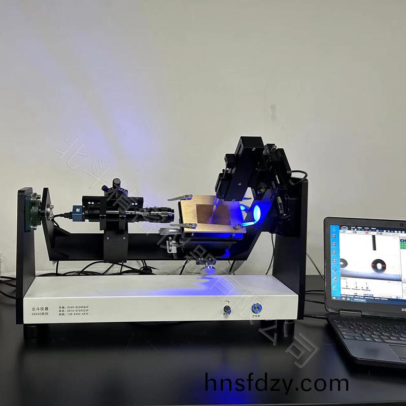 北鬭接觸角測試儀:固體錶麵爲(wei)何要測量滾(gun)動角?